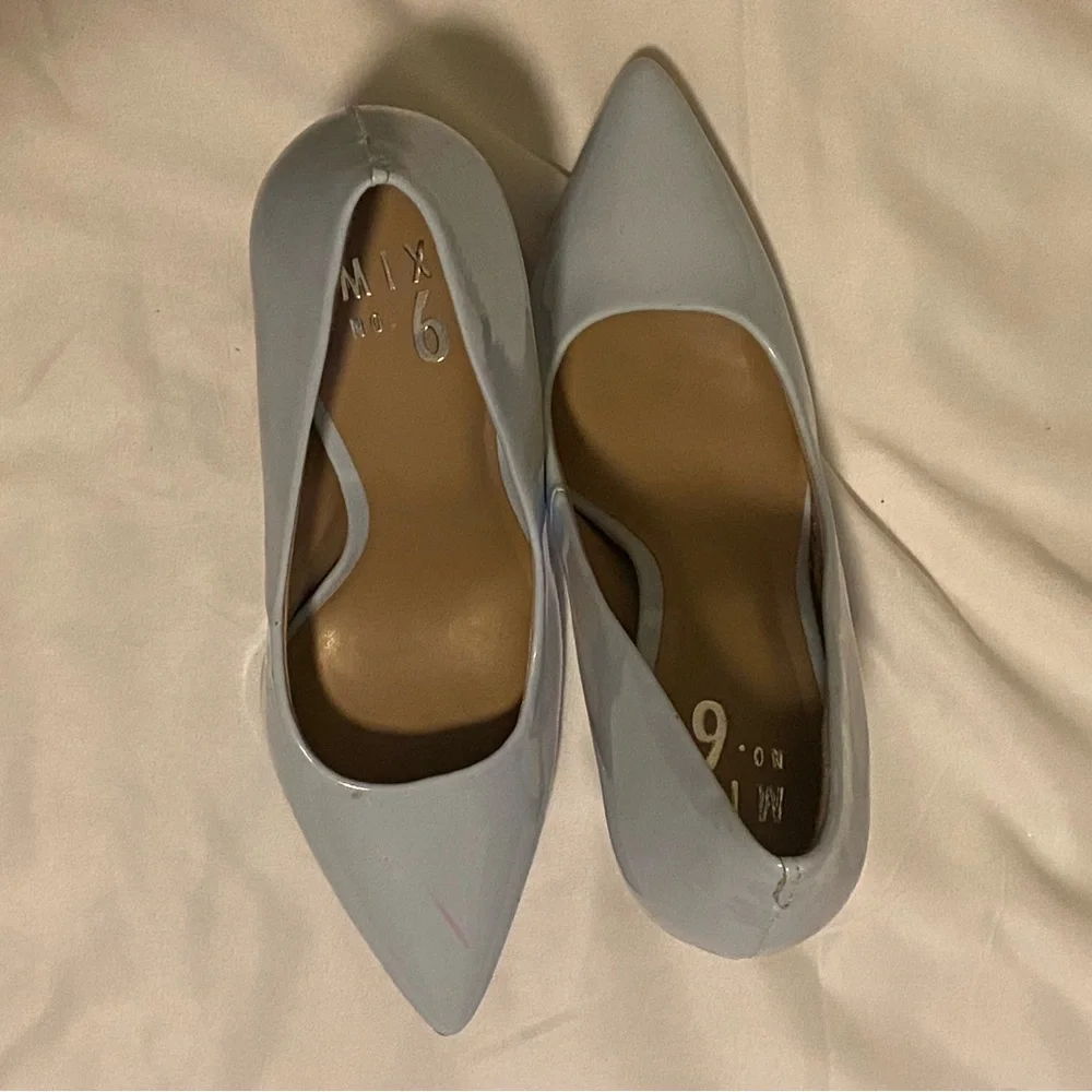 Sky blue Mix 6 heels - Picture 3 of 3